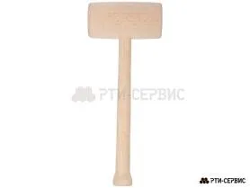 Киянка деревянная Ø60, 300 г, круглый боёк - фото 2