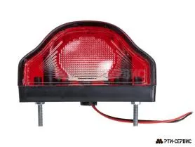 Фонарь подсветки номерного знака, LED (красный) - фото 4