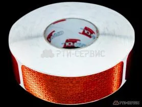 Лента светоотражающая ORALITE VC 104+ TankerStickers красная (12.5 м) для автоцистерн