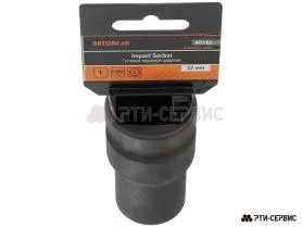 Головка торцевая шестигранная 1"DR ударная 22 мм, L=80 mm 