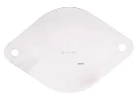 Отражатель БЕЛЫЙ круглый Ø=80mm с креплением на два винта - фото 1