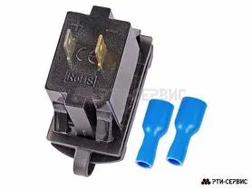 Универсальное зарядное устройство, вольтметр 12-24В, 2 USB (4.2А) LED