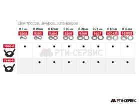 Люверс для тента круглый 16 Zn цинк 50 шт. - фото 2