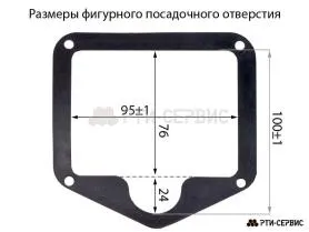 Замок врезной с ключом и Т-образной ручкой, SS